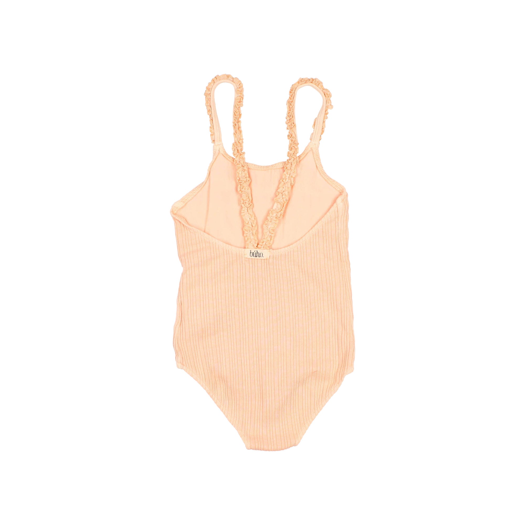 vetements durables enfants buho Maillot côtelé Apricot