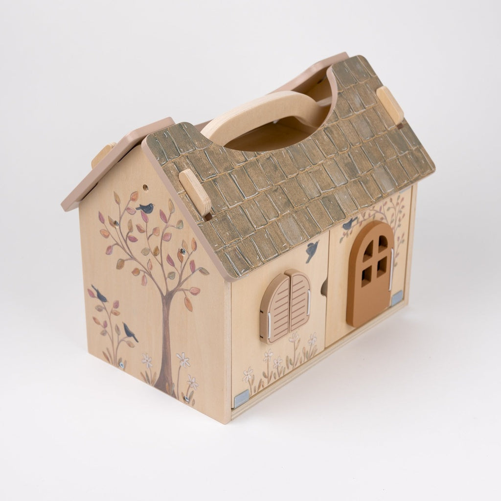 Doll's house with squirrels