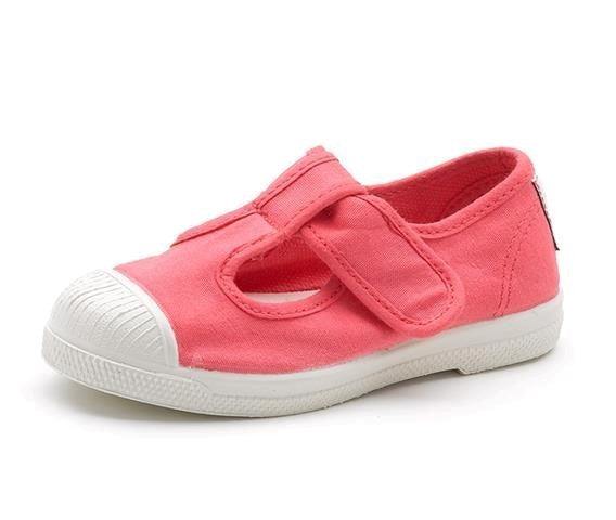 Baskets CIENTA à scratch Rosa