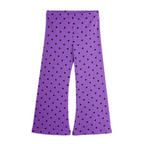 Purple polka pants