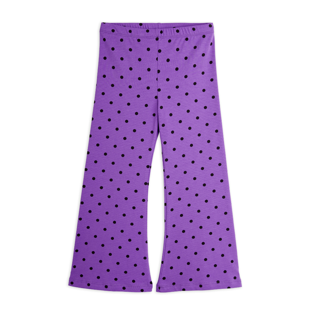 Purple polka pants