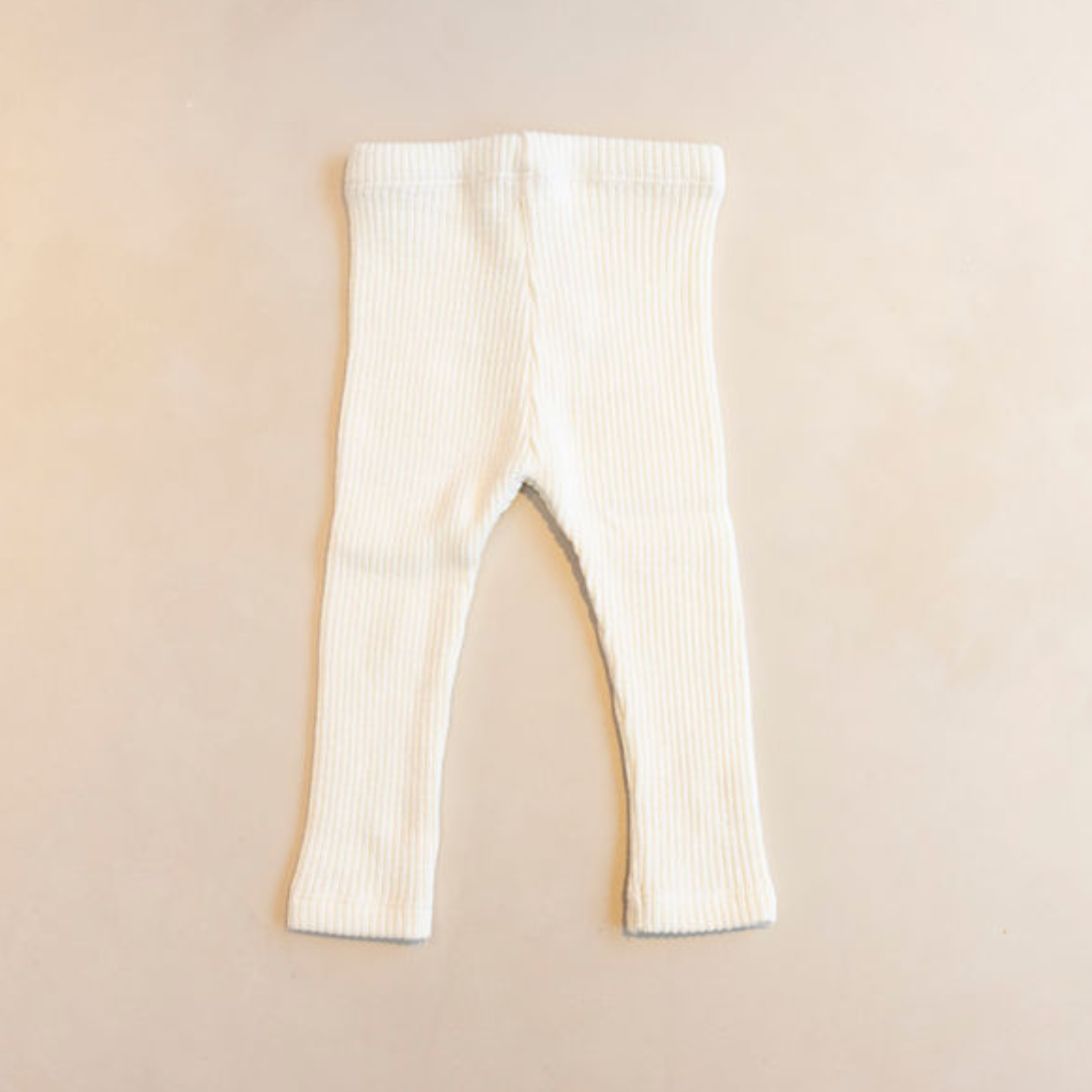 white knit baby pants