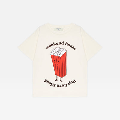 T-shirt enfant T-shirt écru pop corn Weekend House Kids 