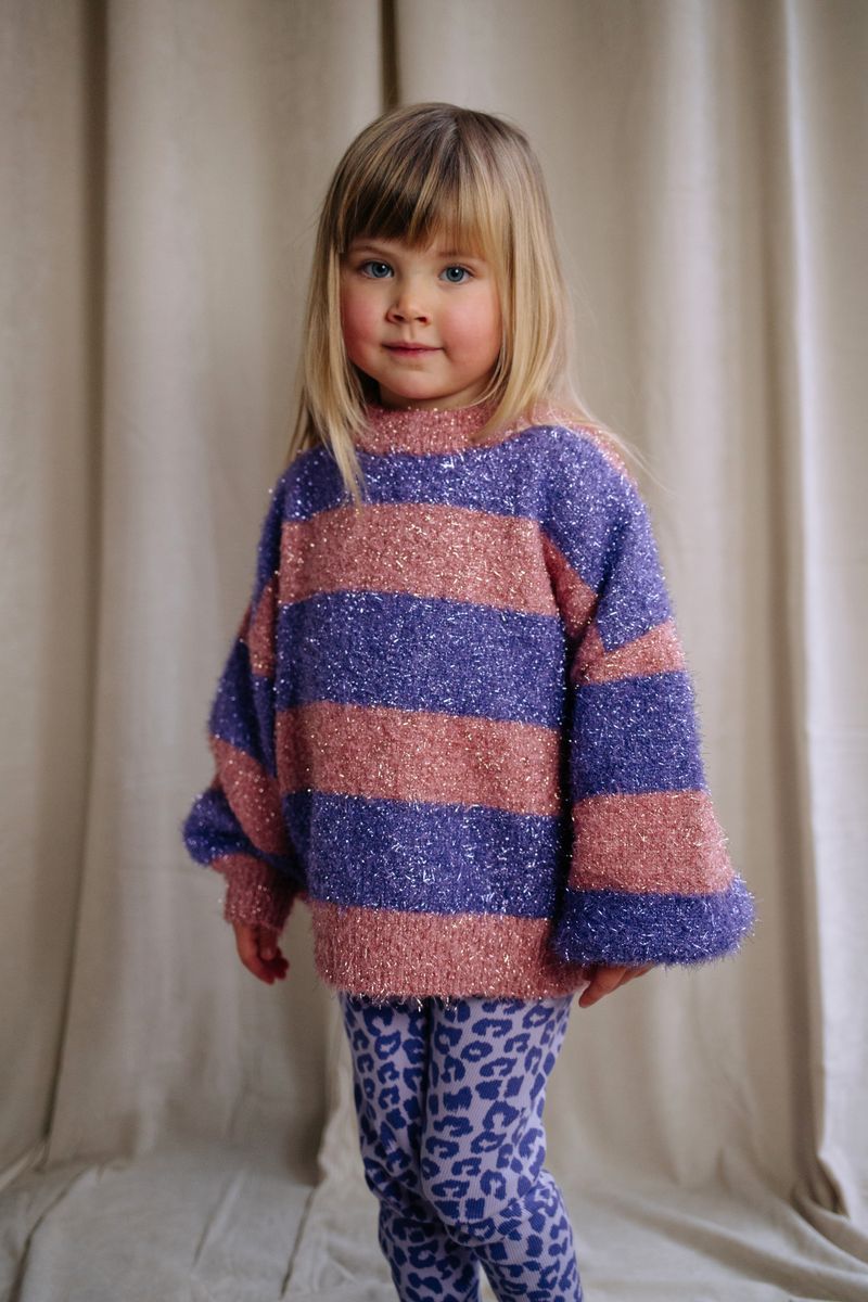 Twinkle Lushy Striped Sweater for Kids 