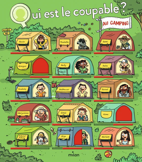 Livre QUI EST COUPABLE AU CAMPING