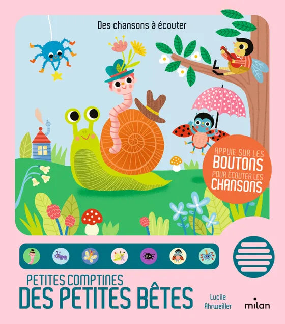 Livre sonore PETITES COMPTINES DES PETITES BETES
