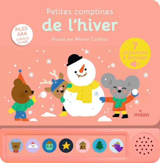 Livre sonore PETITES COMPTINES DE l'HIVER