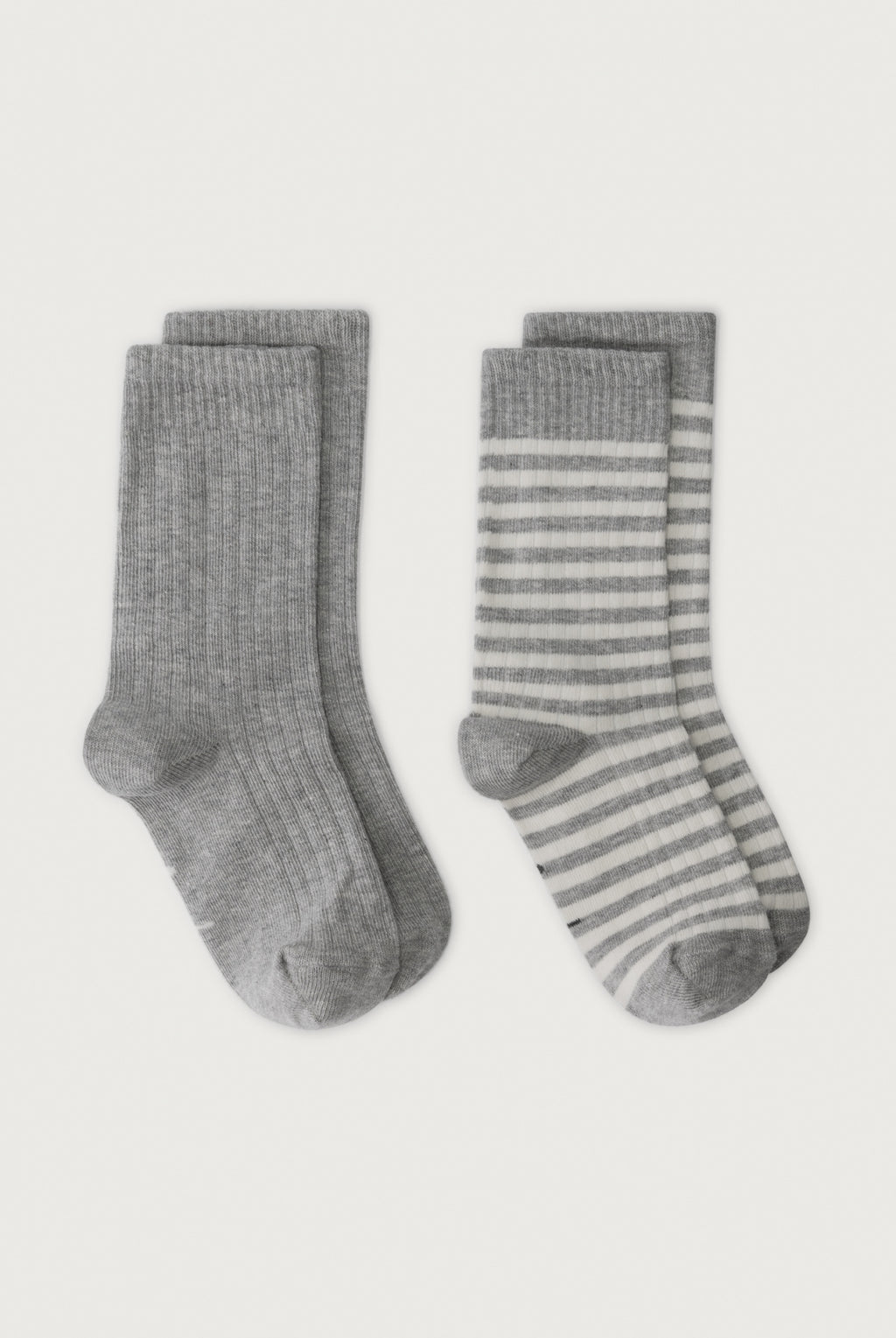 accessoires durables bébés gray label Pack de 2 paires de chaussettes côtelées