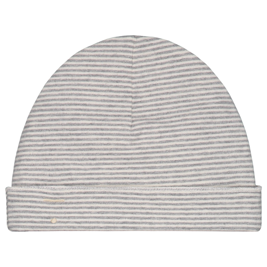 accessoires durables bébés gray label Bonnet bébé gris rayé