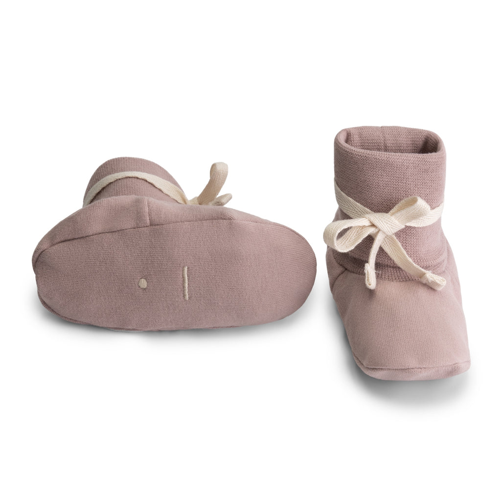 Gray Label booties in Pale Pink