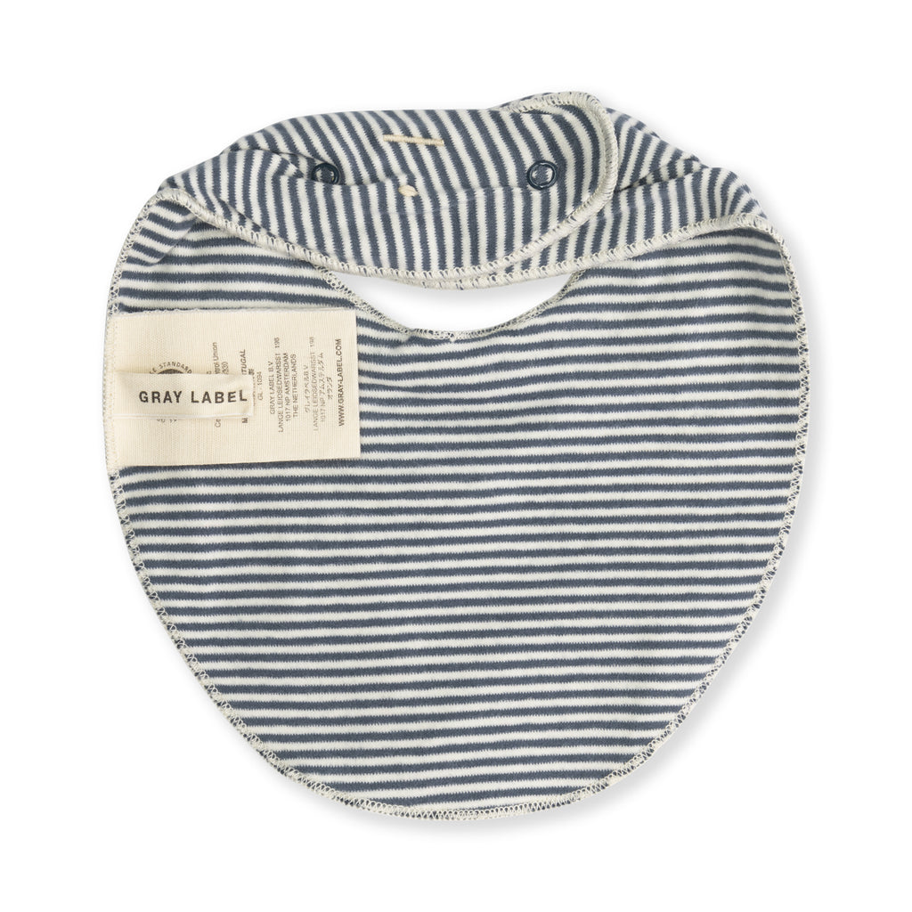 accessoires durables bébés gray label Bavoir rayé bleu