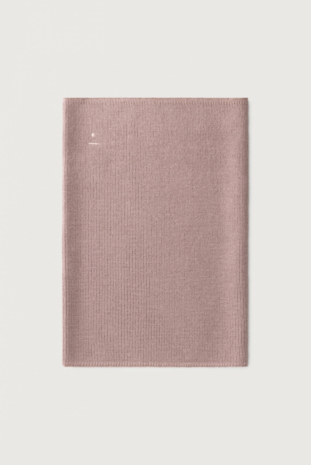 Snood tricoté rose