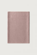 Snood tricoté rose