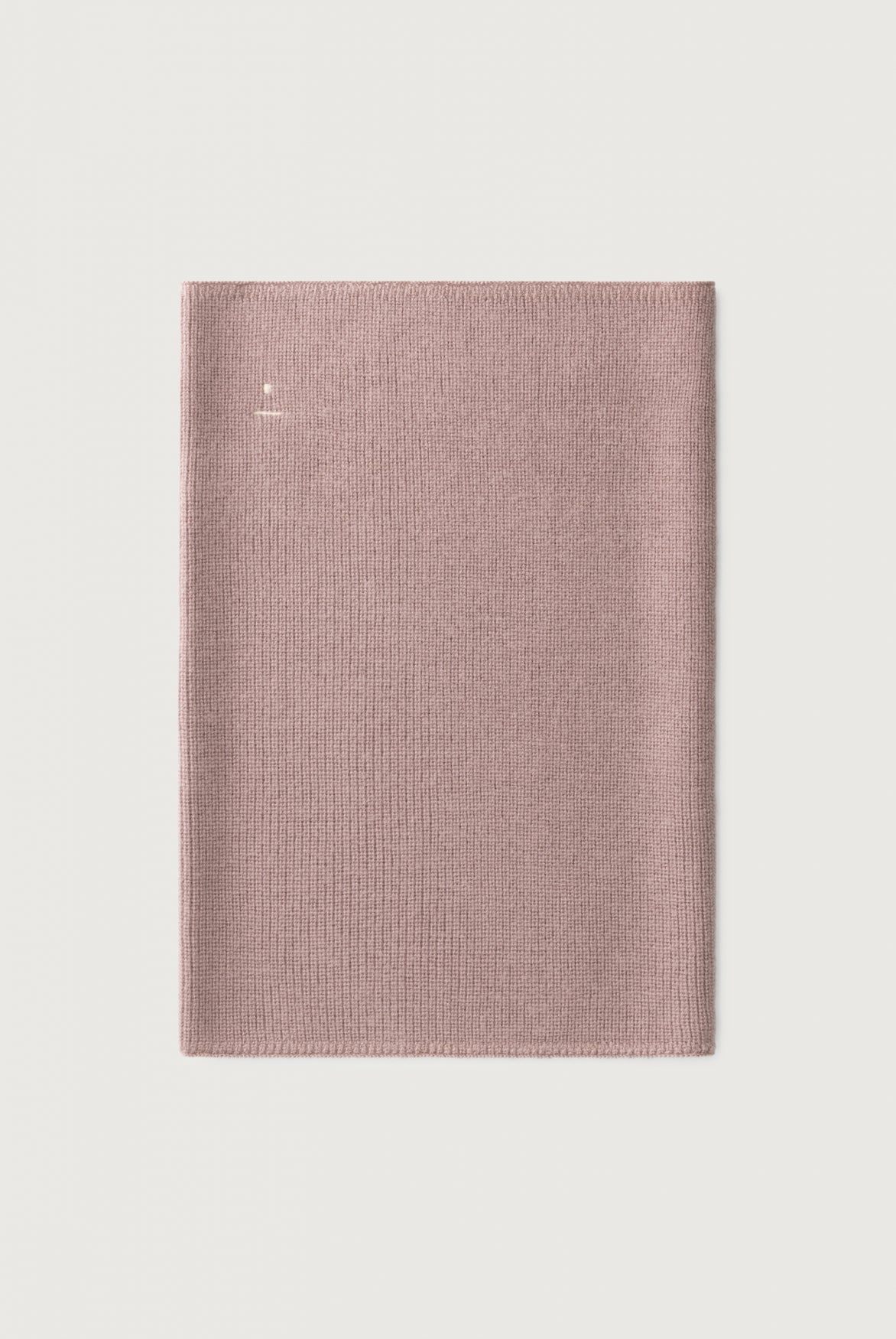 Snood tricoté rose
