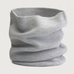 Snood tricoté gris chiné
