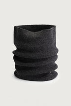 Snood tricoté noir