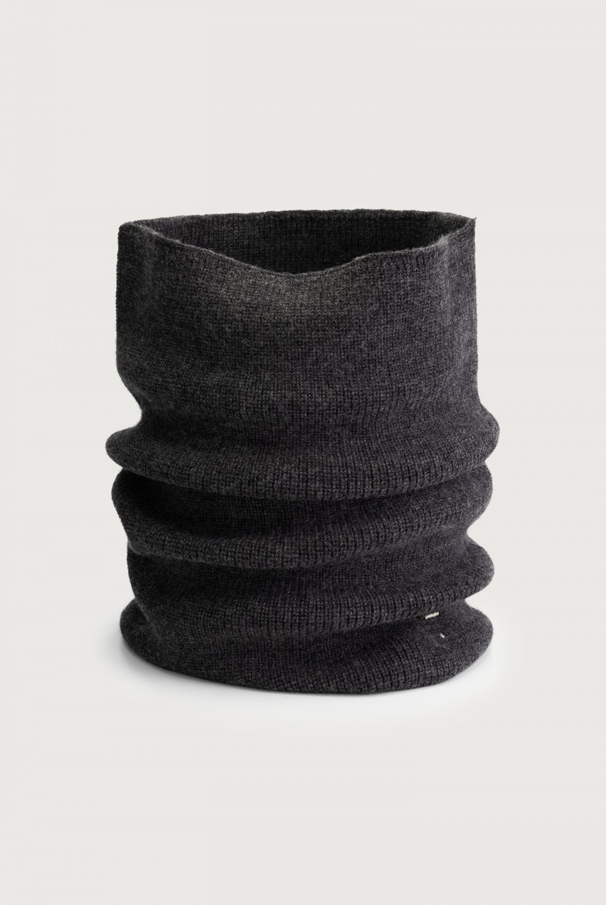 Snood tricoté noir
