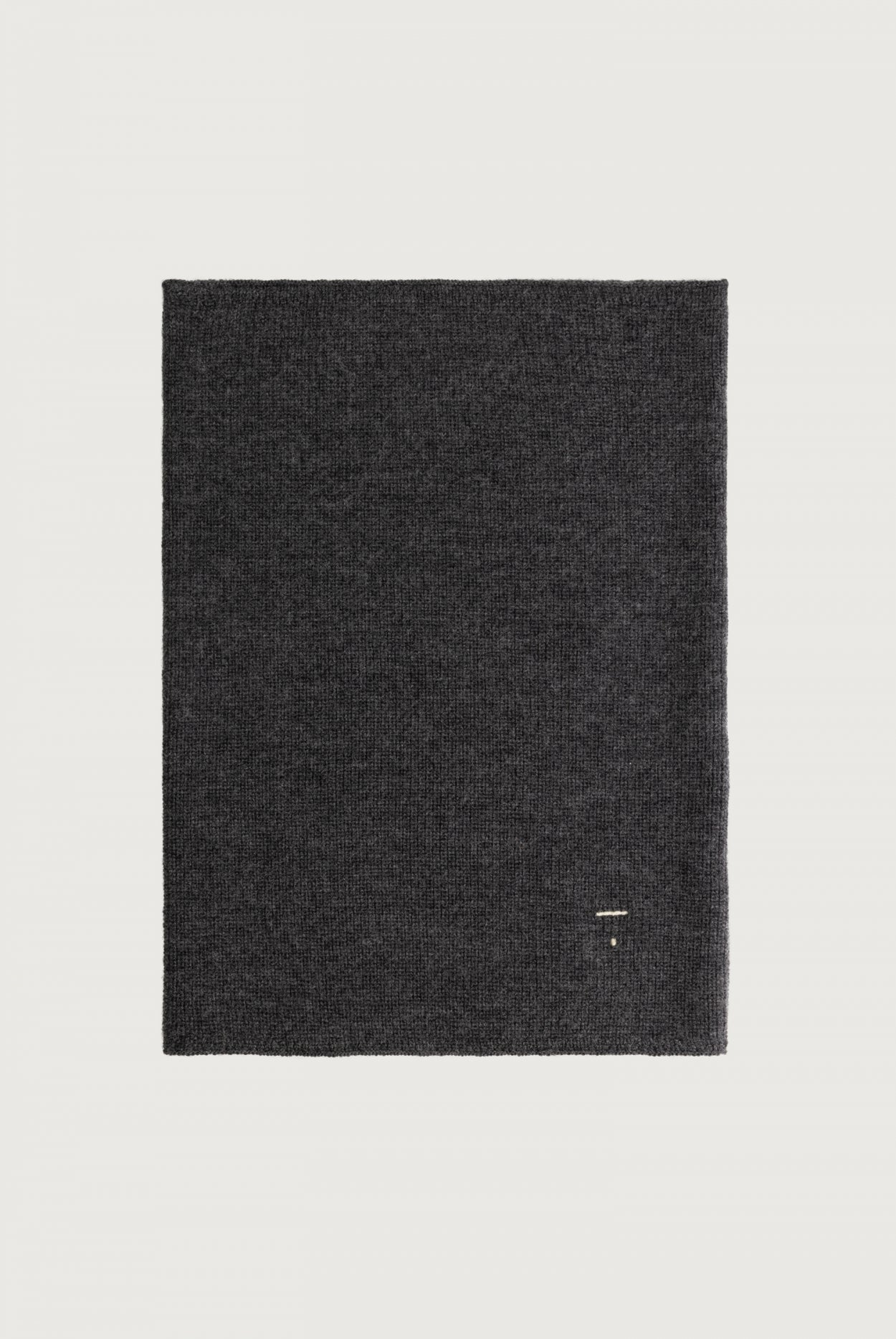 Snood tricoté noir