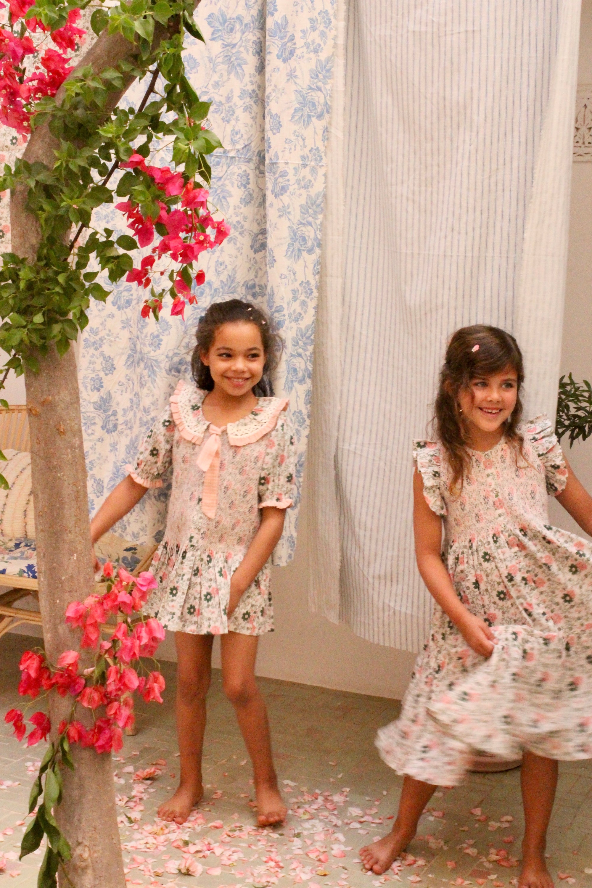 vetements durables enfants bonjour Tunique Prairie in bloom