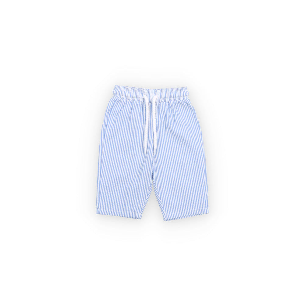 Pantalon Bébé Almond Rayé Bleu Vista