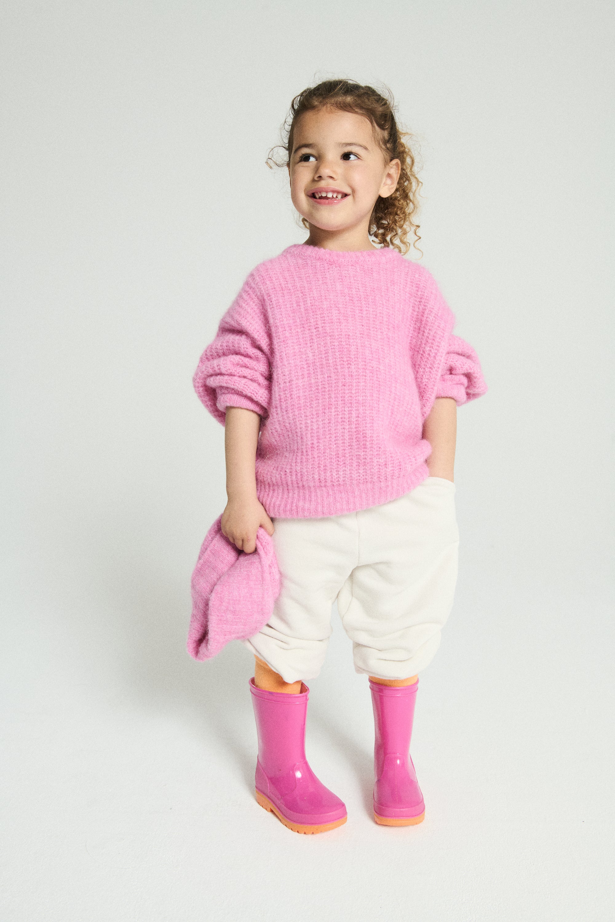 EAST Rose Bubble Sweater