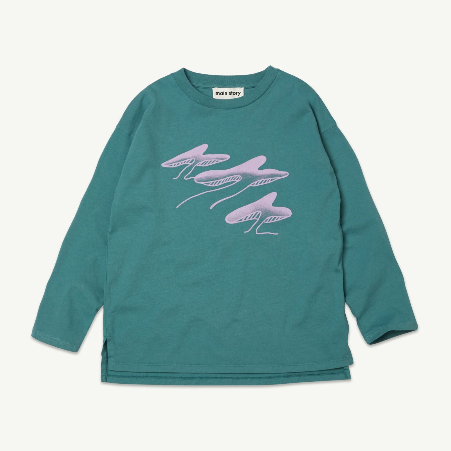 T-shirt longues manches Bleu