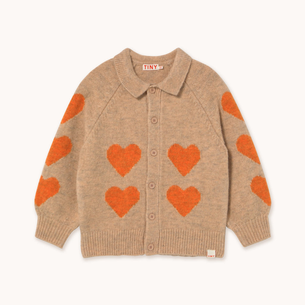 Cardigan à coeur