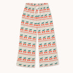 Cherry Pattern Rib Pant