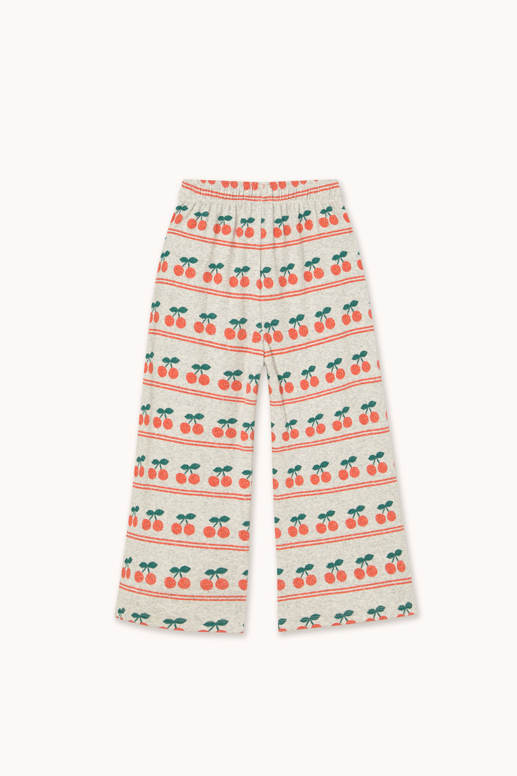 Cherry Pattern Rib Pant