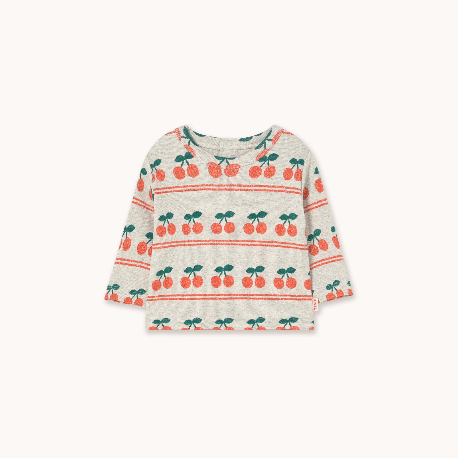 Baby ribbed cherry t-shirt