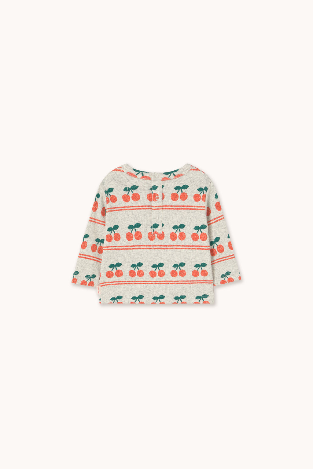 Baby ribbed cherry t-shirt