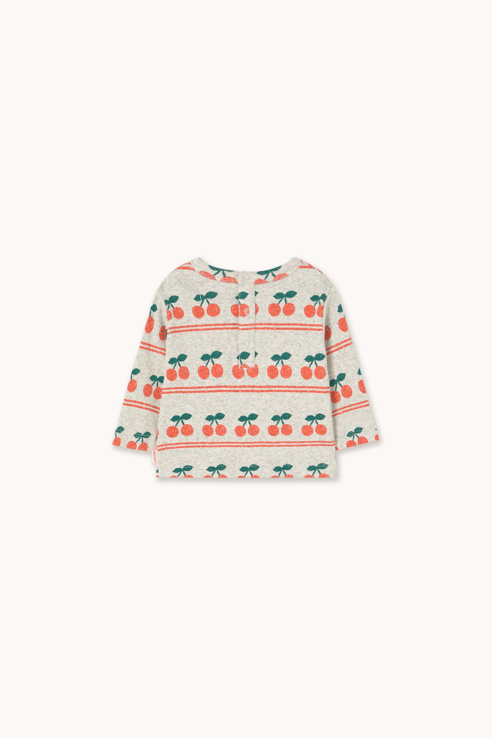Baby ribbed cherry t-shirt