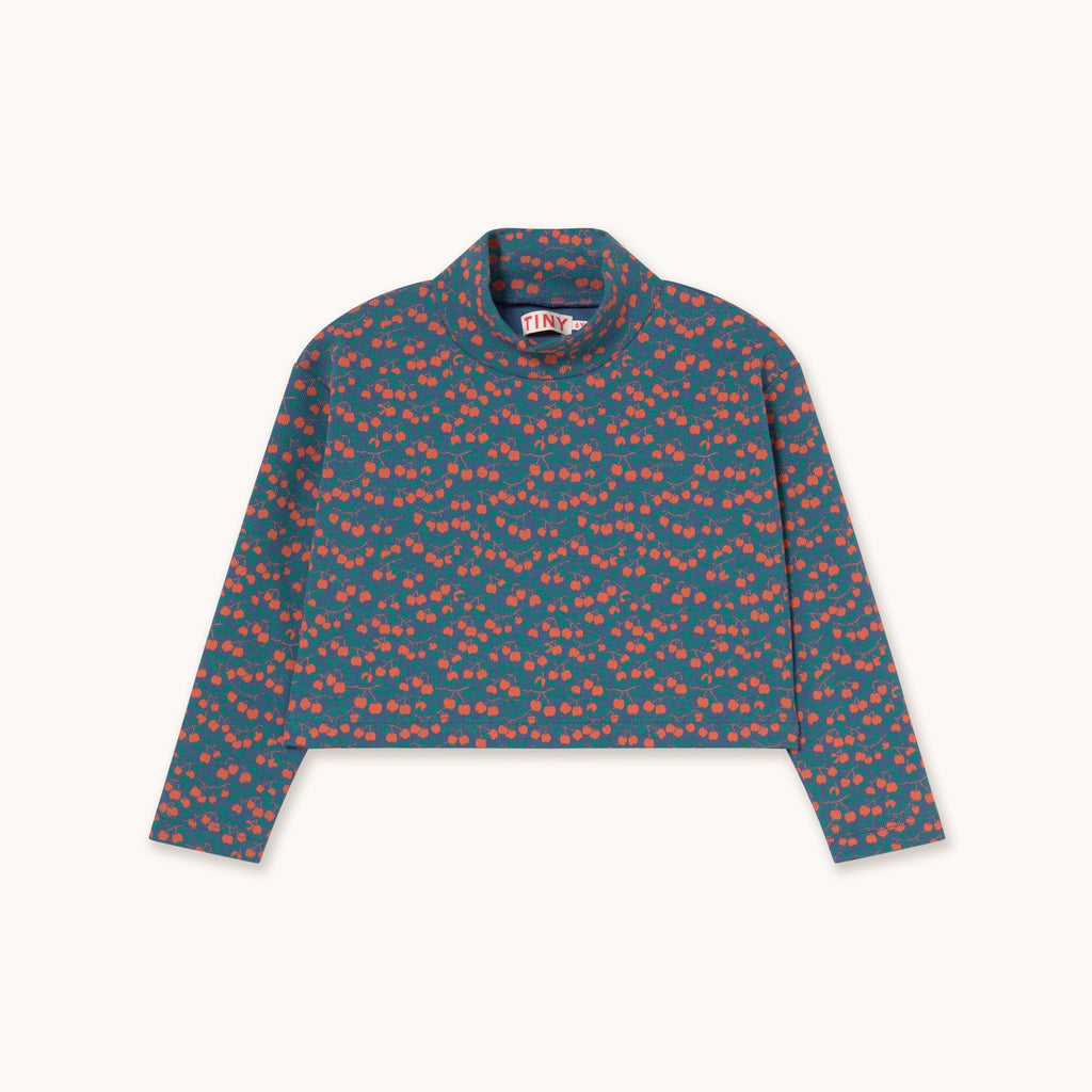 Mini Apples Rib Mockneck