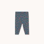 Baby ribbed leggings with small apples