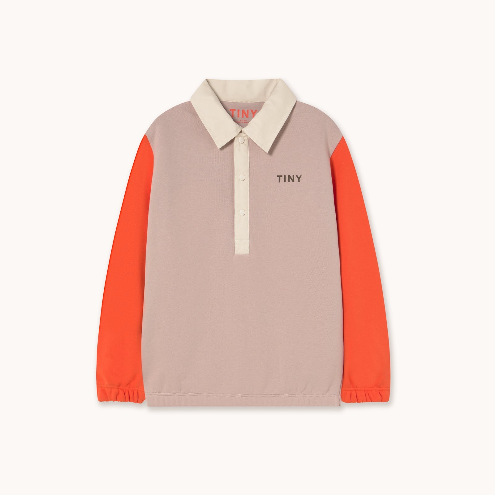 Color Block Polo Sleeve Tee