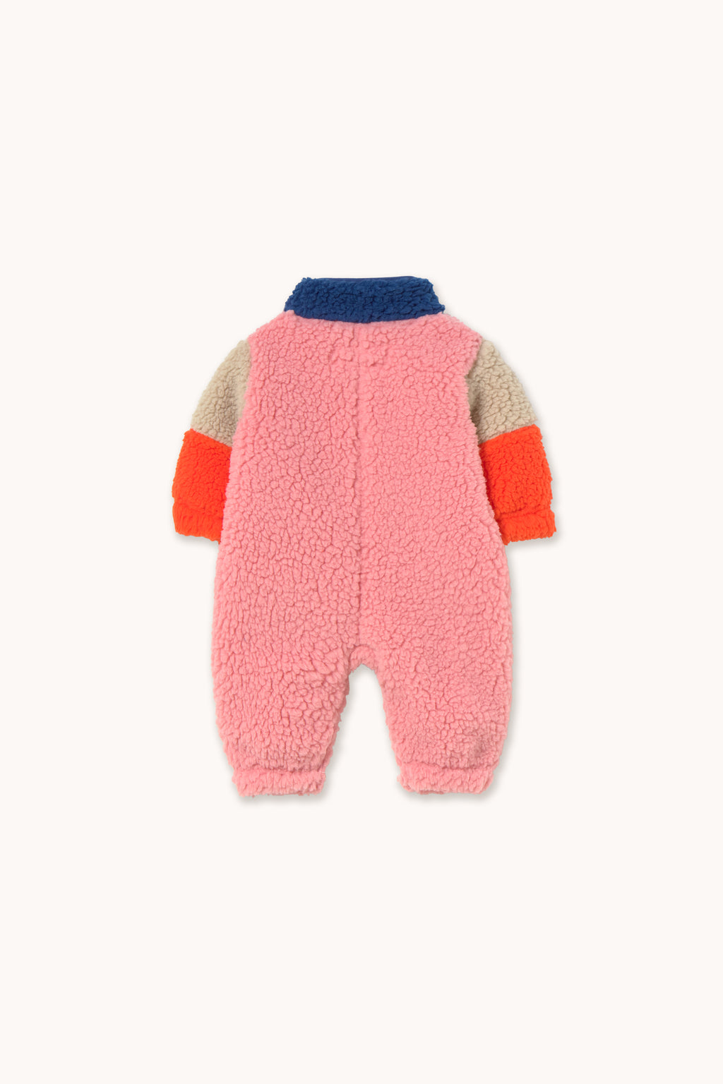 Pink Fleece One-Piece Jumpsuit