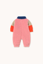 Pink Fleece One-Piece Jumpsuit