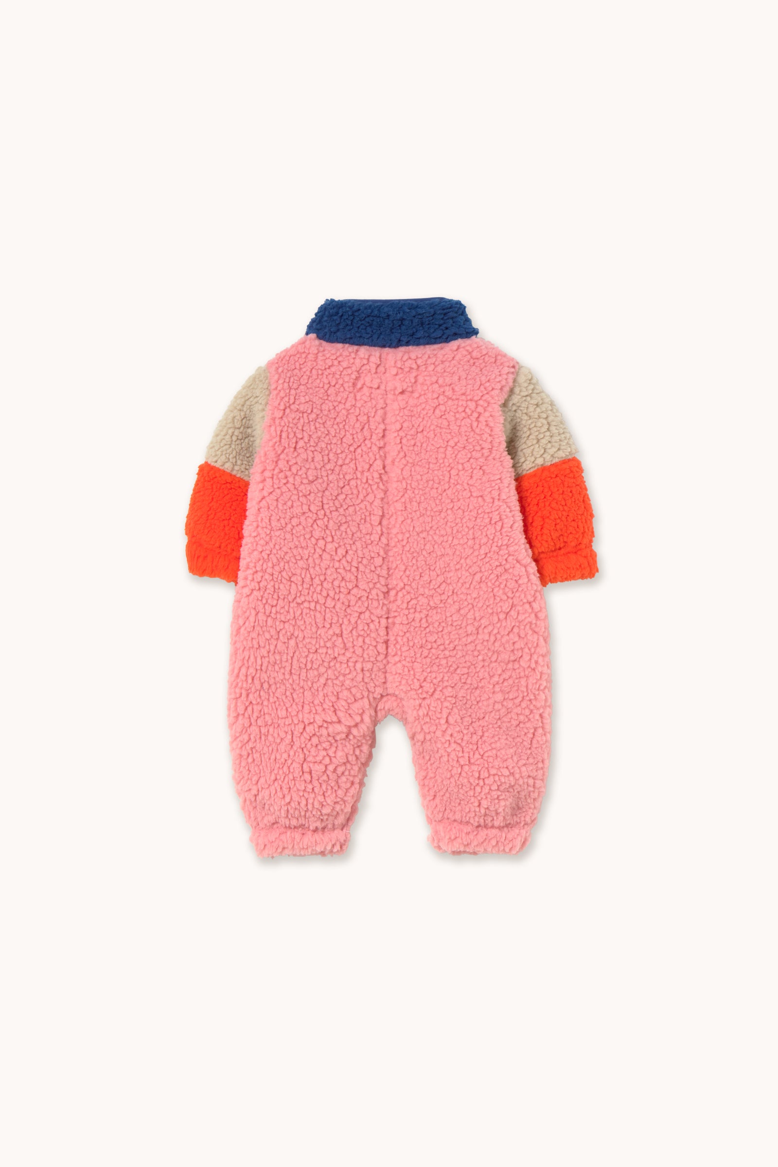 Pink Fleece One-Piece Jumpsuit