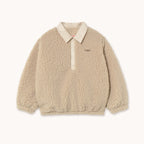 Sherpa collar sweatshirt