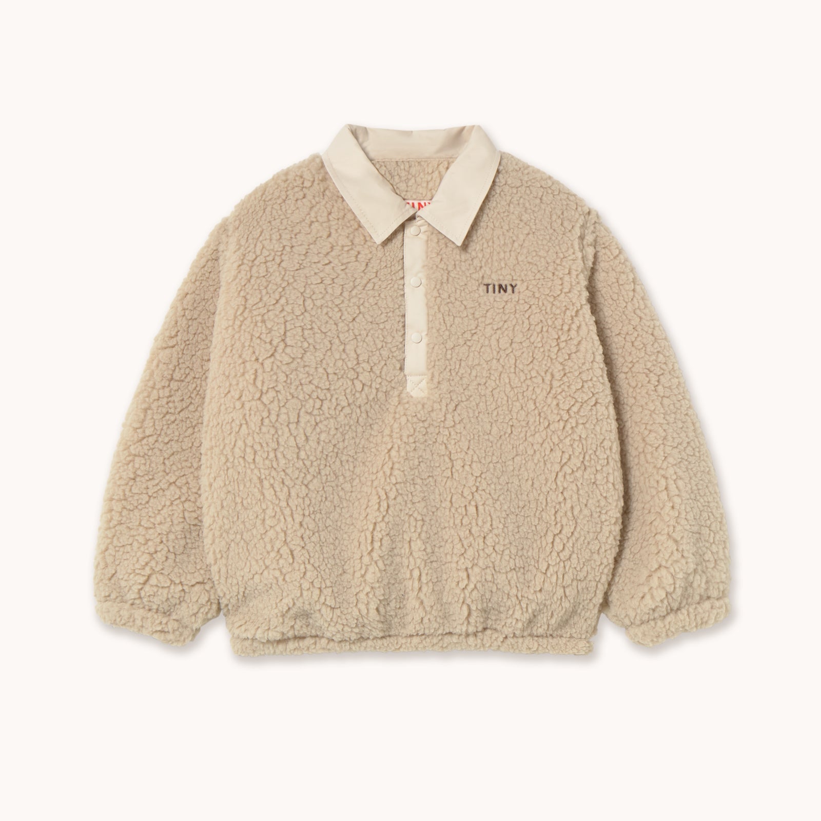 Sherpa collar sweatshirt