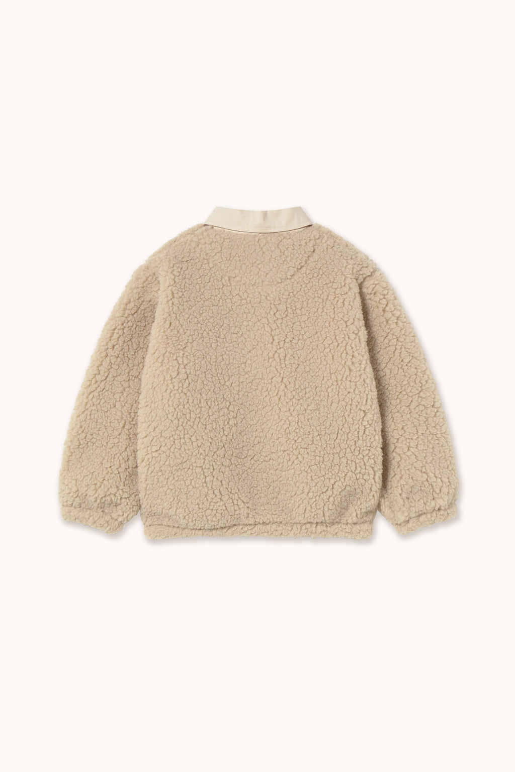 Sherpa collar sweatshirt