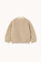 Sherpa collar sweatshirt