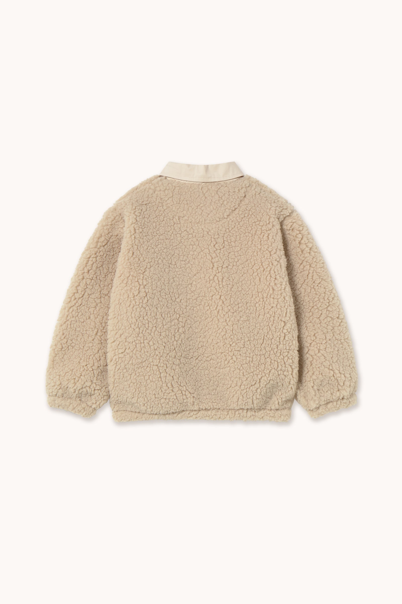 Sherpa collar sweatshirt