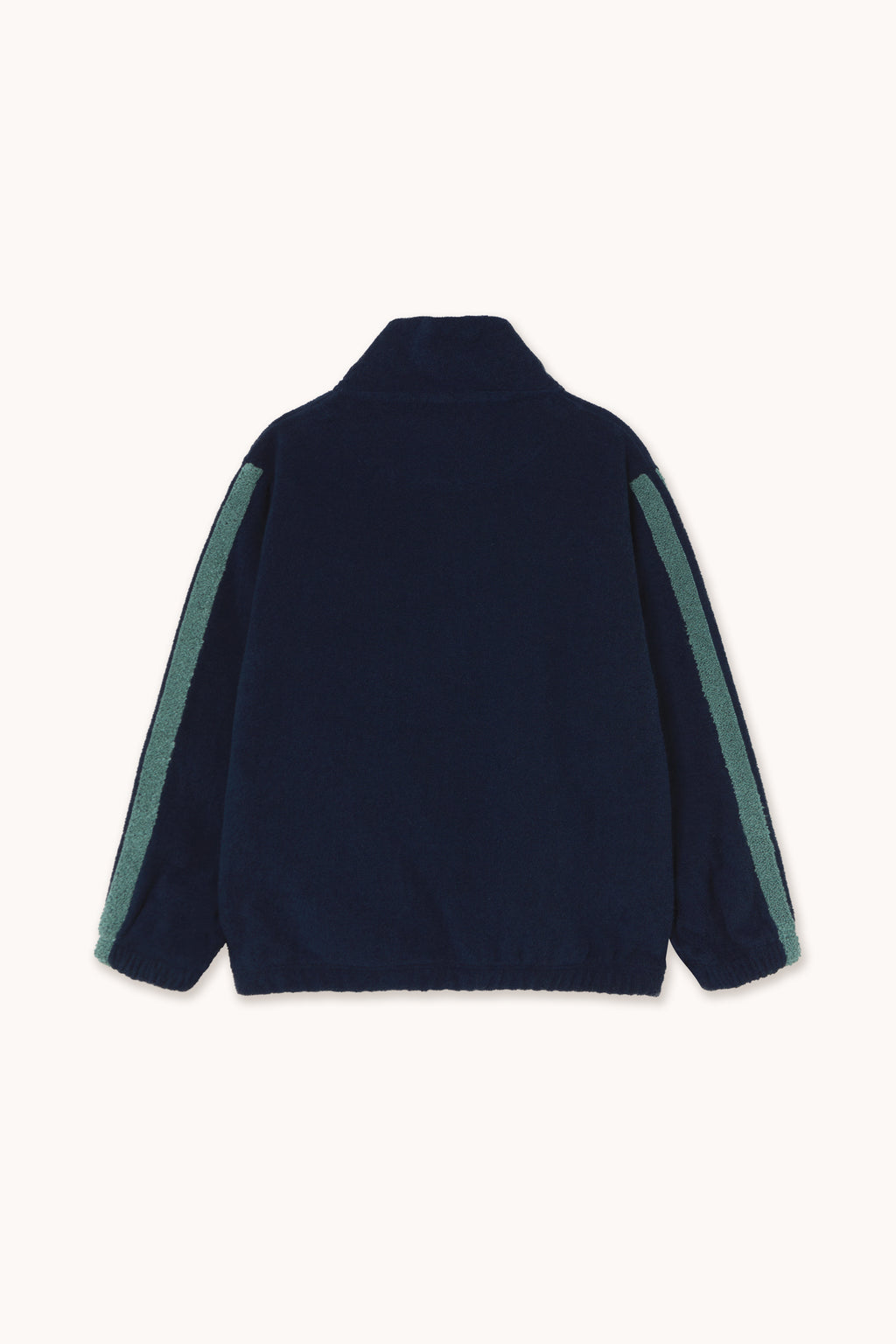 Blue Terry Crew Neck Sweatshirt