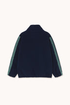 Blue Terry Crew Neck Sweatshirt