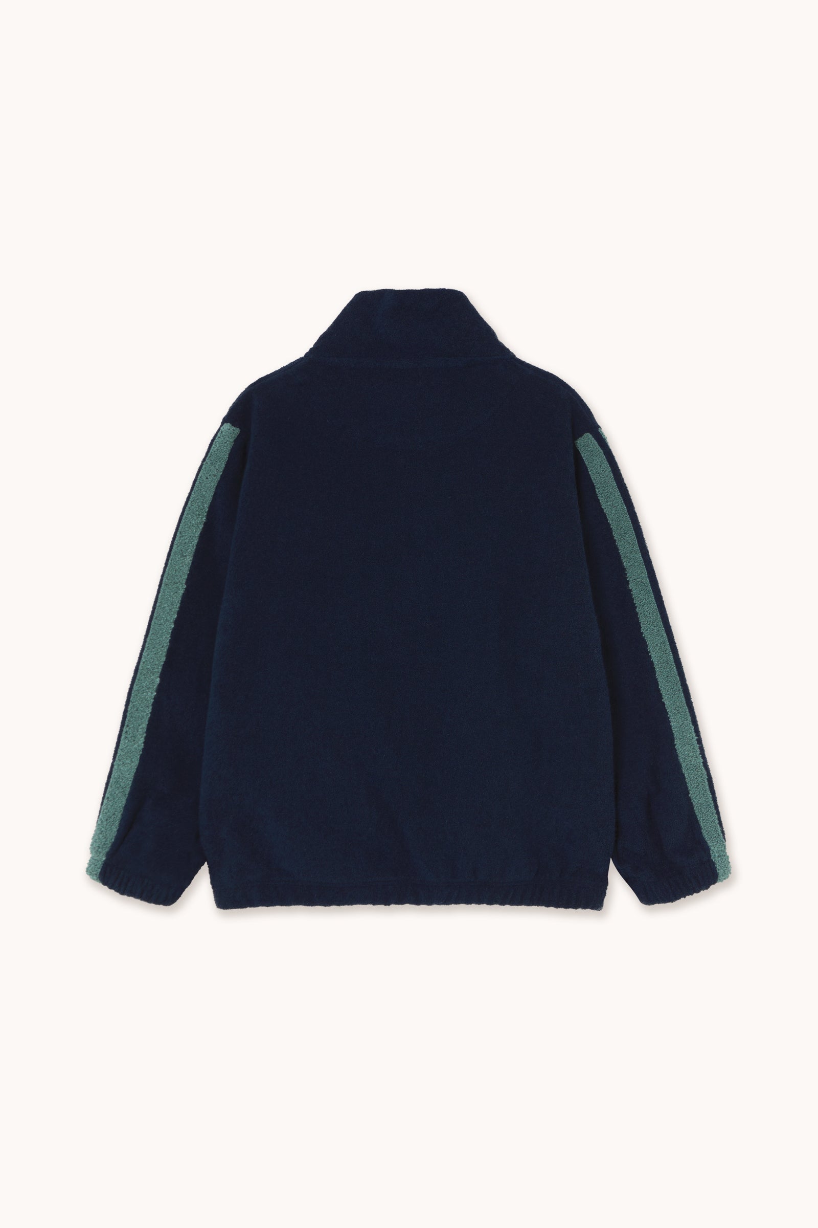 Blue Terry Crew Neck Sweatshirt
