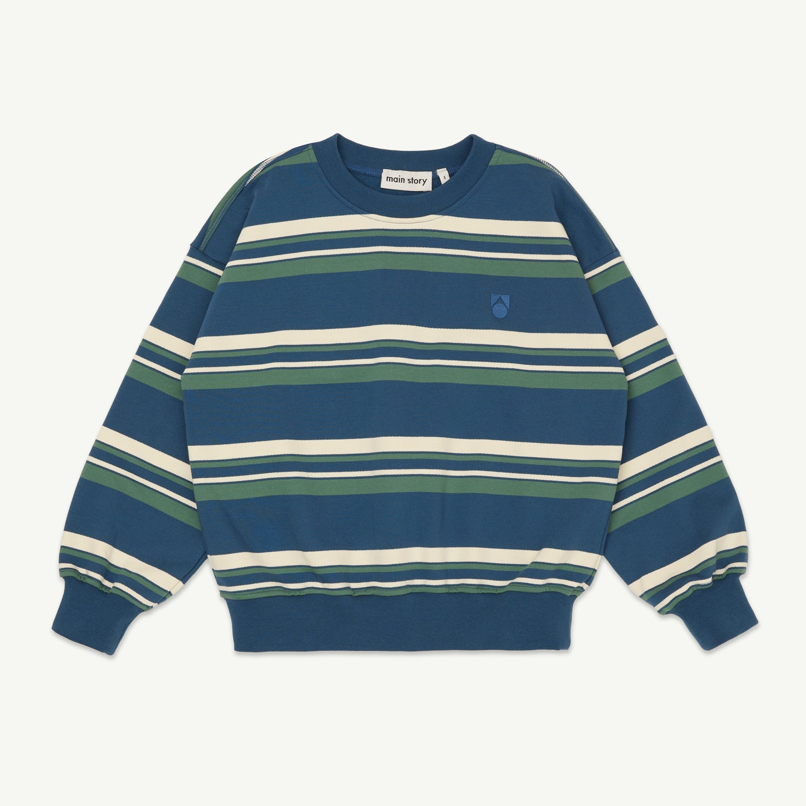 Bubble Sweatshirt - Vintage Indigo Stripe 