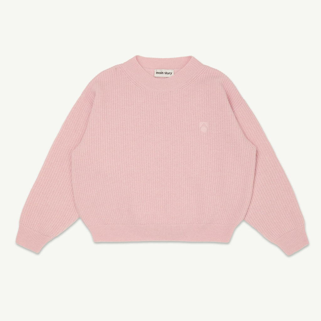 Rib Sweater - Pale Pink 