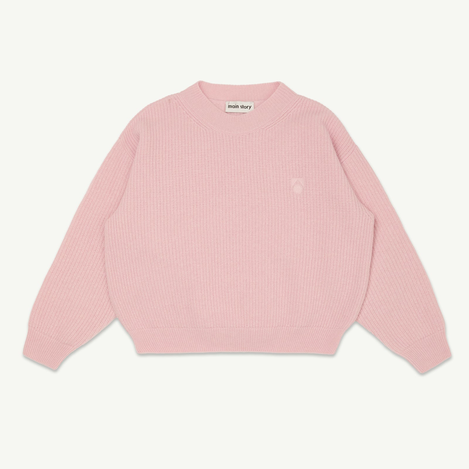 Rib Sweater - Pale Pink 
