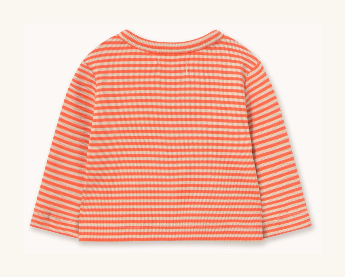 Veste Bébé Rayée en Maille Côtelée dos — Little Dudes